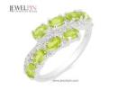 JewelPin’s Wholesale Natural Silver Gemstone Rings for Women with Real Gemstones