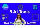 Top 5 AI Tools to Transform Your Work and Creativity in 2025