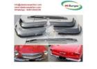 Volvo P1800 Jensen Cow Horn (1961-1963) bumpers by stainless steel new