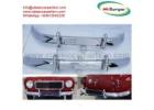 Volvo PV544 Euro type (1958-1965) bumpers by stainless steel