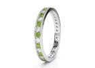 Designer Range of Peridot Eternity Ring